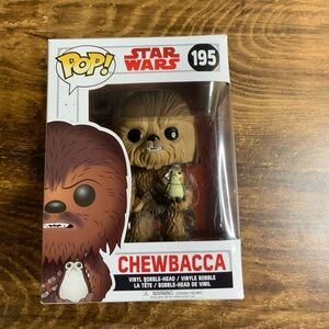 Funko Pop Chewbacca w/Porg #195 Star Wars